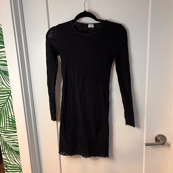 ARITZIA Wilfred Black Lace Trouble Mini Dress Size XXS - Picture 3 of 9